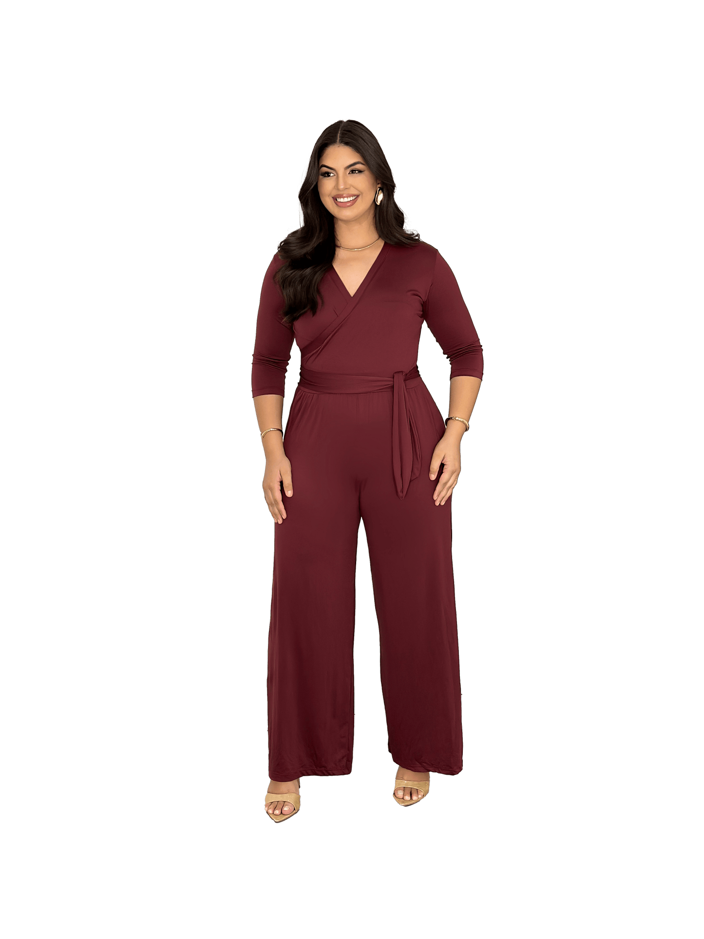 Macacão Transpassado Fluit Com Cinto